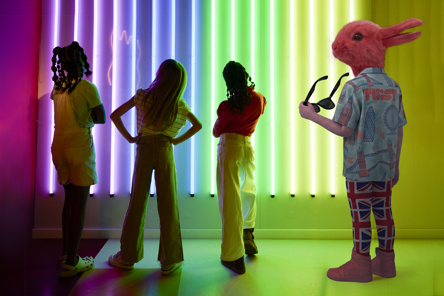Professor Twist helping kids complete the Detective Activity Trail at Twist Museum London